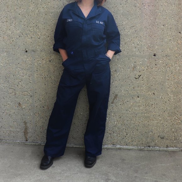 Vintage Pants - vintage utility coveralls jumpsuit